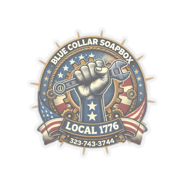 Blue Collar Soapbox Stickers