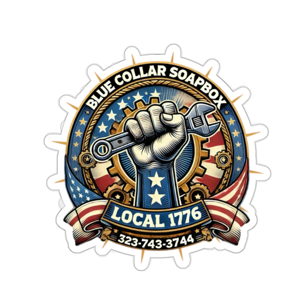 Blue Collar Soapbox Stickers